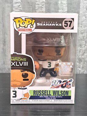Funko Russell Wilson 57 Seattle Seahawks Superbowl Champions Vinyl Figure